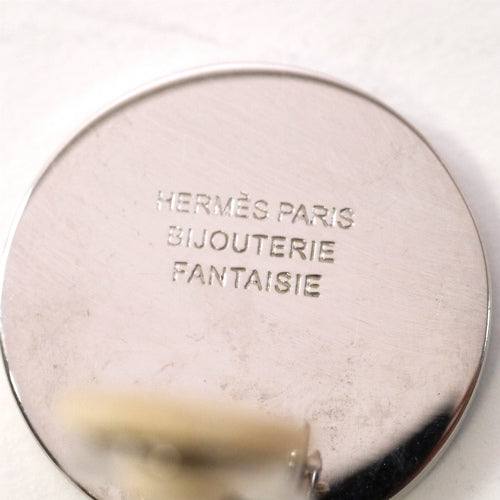 HERMES　イヤリング（ペールグリーン）