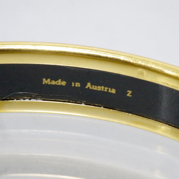 HERMES　人魚柄 エマイユPMバングル（赤系）