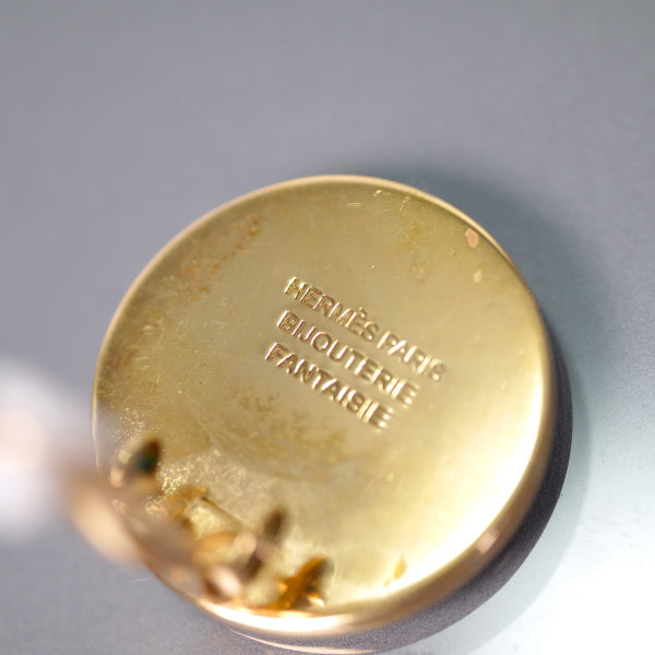 HERMES　コロゾ イヤリング（ベージュ）