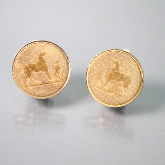 HERMES　コロゾ イヤリング（ベージュ）