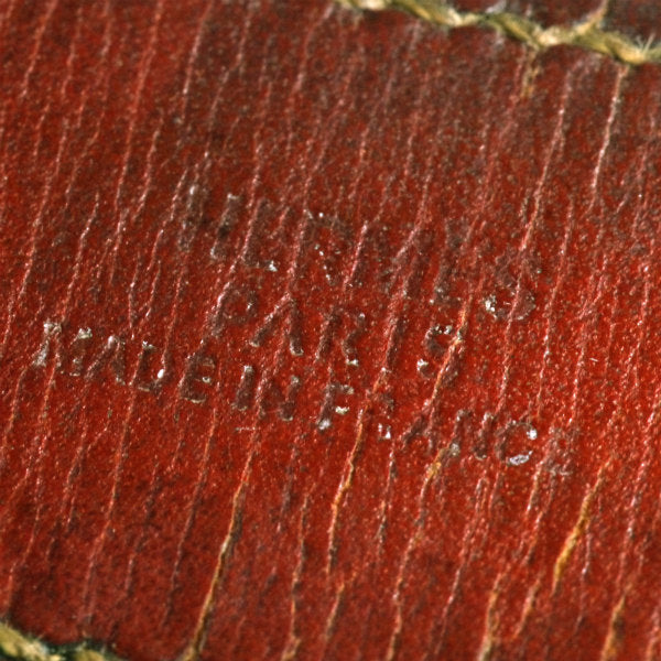 HERMES　アルテミス レザーブレスレット（濃茶）