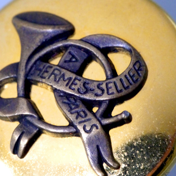 HERMES　ホルンモチーフ イヤリング（ゴールド）