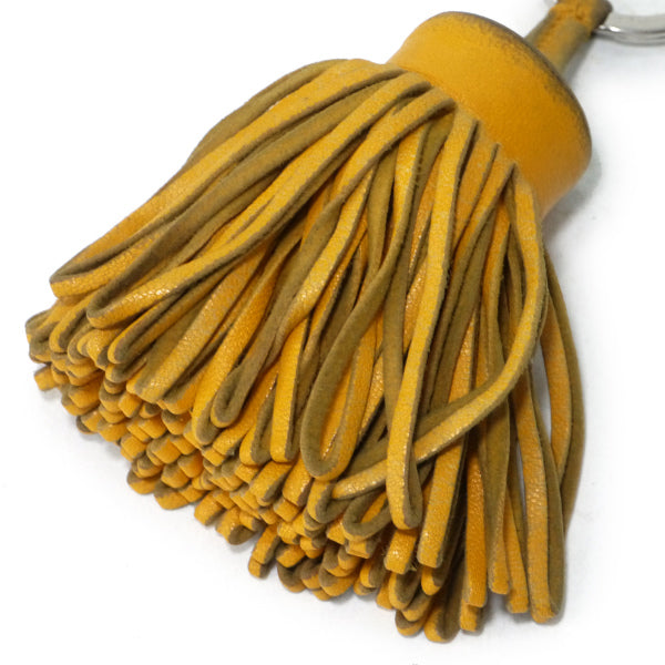 HERMES　カルメン キーホルダー（黄）