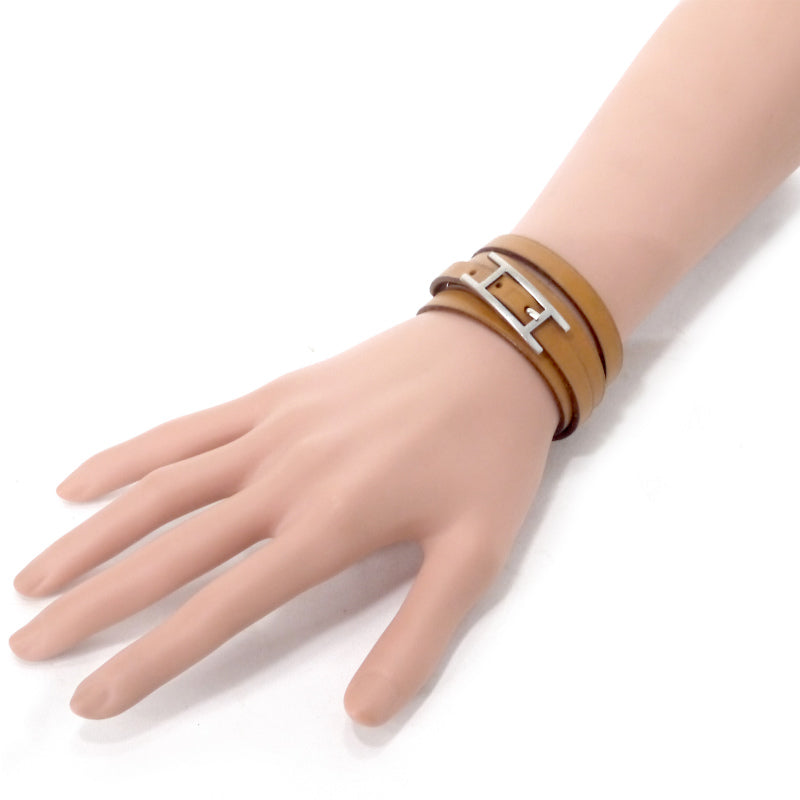 HERMES　アピ3 レザーチョーカー ロングブレス（明茶/箱付き）