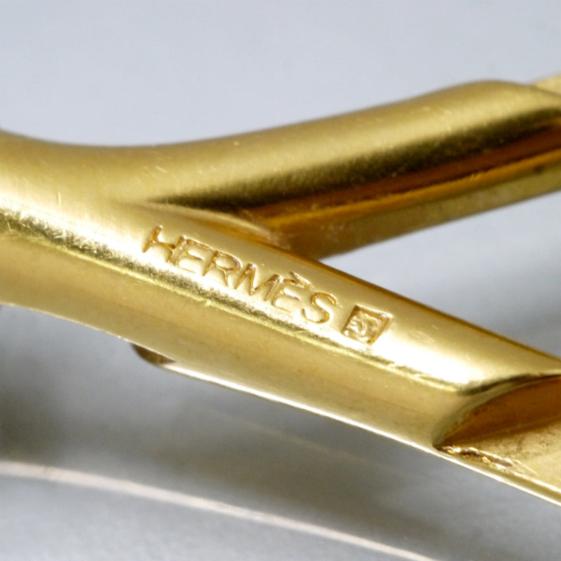 HERMES　アタメ レザーブレスレット チョーカー（濃茶）