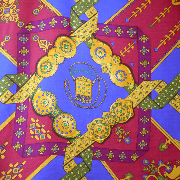 HERMES　Brins dor 金の若枝カシミヤ・シルク大判ショール