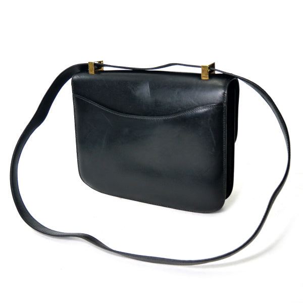 HERMES70sコンスタンス23ボックスカーフ（黒） – Vintage Shop Rococo