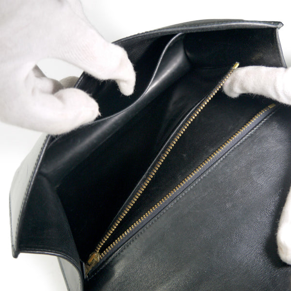 HERMES70sコンスタンス23ボックスカーフ（黒）