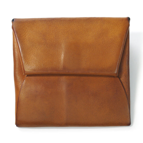 HERMES　総革コインケース（茶）