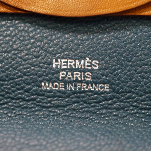 HERMES　総革コインケース（茶）