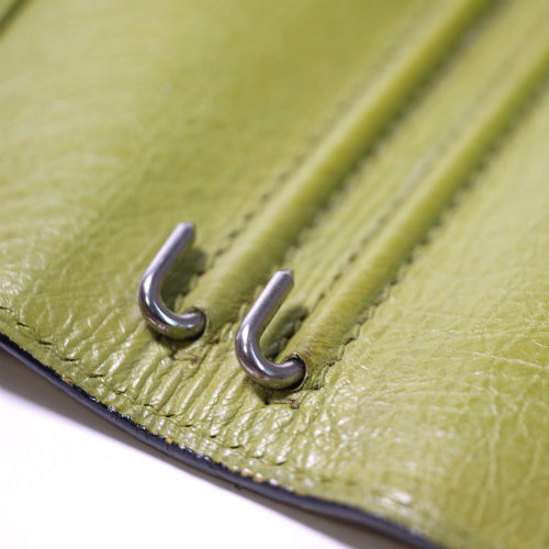 HERMES　オーストリッチ手帳カバー（グリーン）