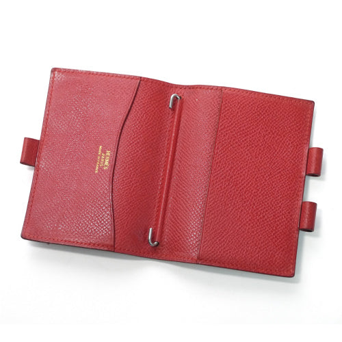 HERMES　手帳アジェンダミニカバーPM（赤）