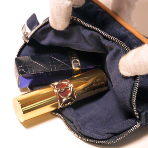 HERMES　ボリードポーチ16（紺）