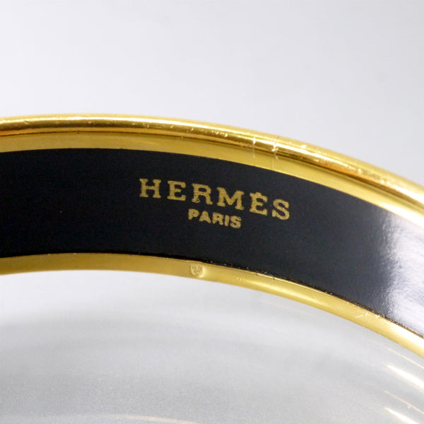 HERMES　オリエンタル エマイユPMバングル（青系）