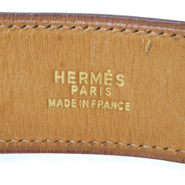 HERMES　70sヴィンテージHベルト（黒）