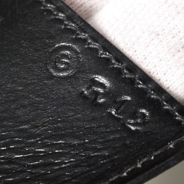 HERMES　ベアンクラシック長財布ボックスカーフ（黒）