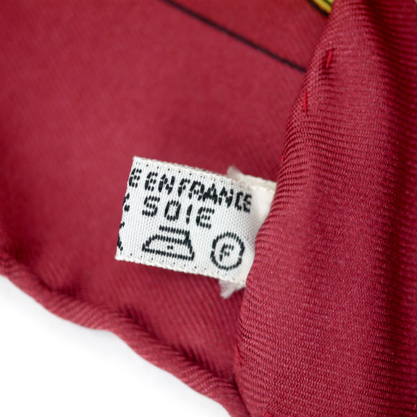 HERMES 大判カレ90スカーフ Cliquetis（赤系/カチカチ・剣） – Vintage