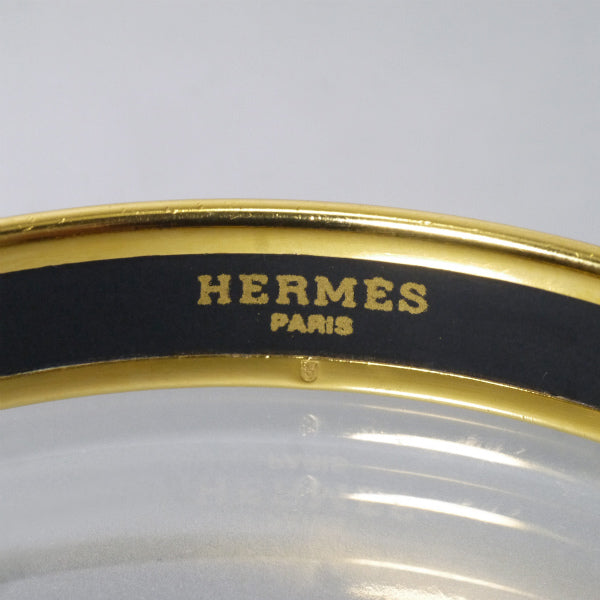 HERMES　ライオン柄 エマイユPMバングル（ミント系）