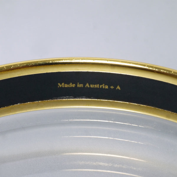 HERMES　ライオン柄 エマイユPMバングル（ミント系）