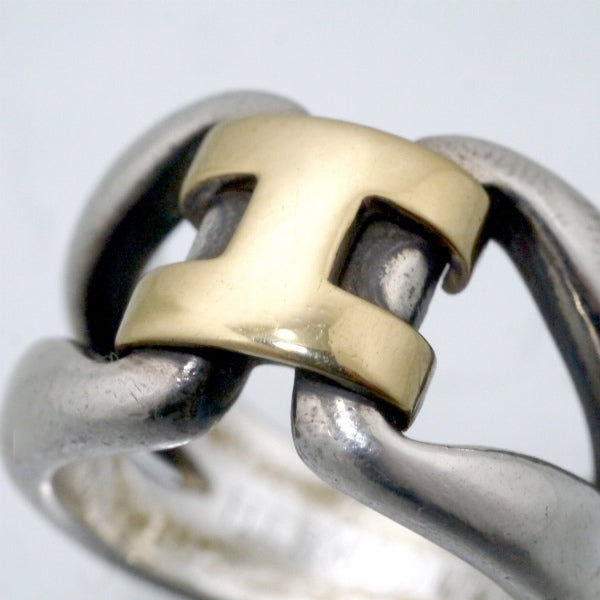 HERMES　ヒストリー・リング 9号（コンビ）