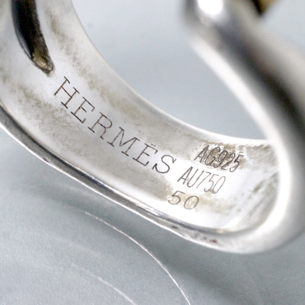 HERMES　ヒストリー・リング 9号（コンビ）