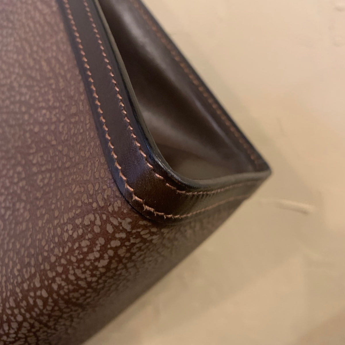 OLD Gucci 70s逆三角プレートセカンドバッグ
