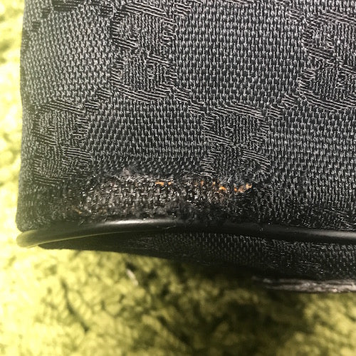 OLD　Gucci 定番ショルダー縦シェリー（黒・大）