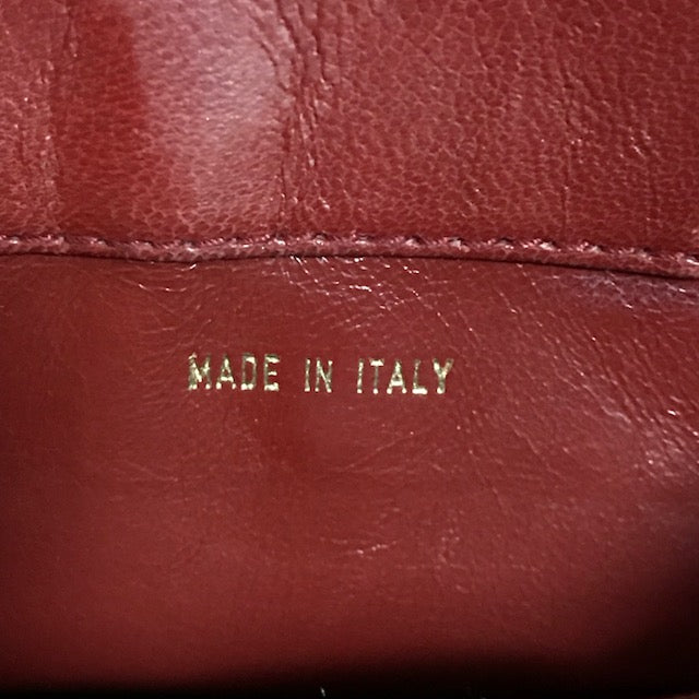 OLD CHANEL　マトラッセハンドバッグ（赤）