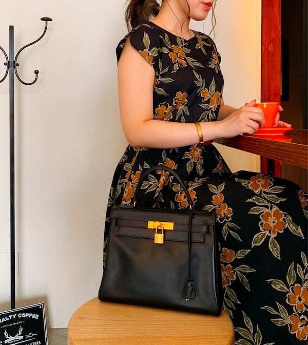 か*な様 最終価格！　エルメス ヴィンテージケリー28 ボックスカーフ Kelly 【エルメス】HERMES ケリー28 ボックスカーフ トワル