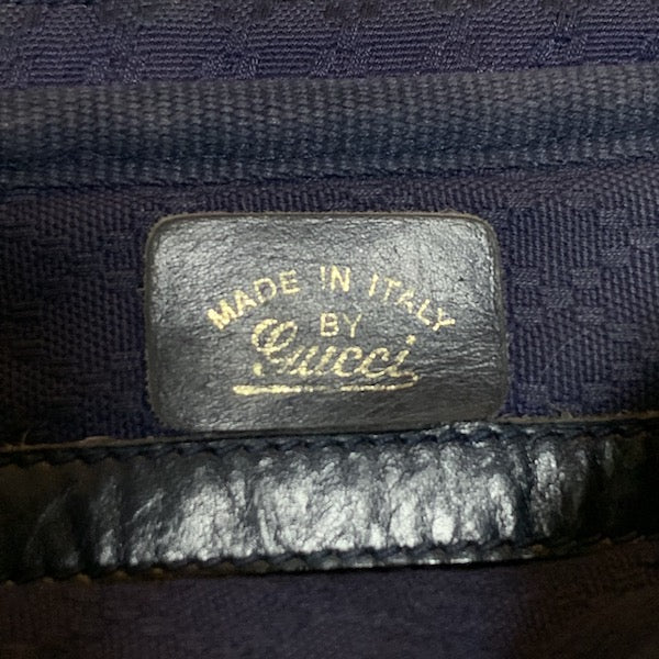 OLD Gucci 　横長ショルダ−（縦シェリー・青）
