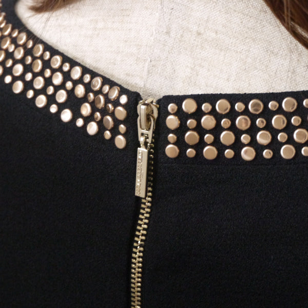 Karl Lagerfeld　スタッズワンピース(黒)