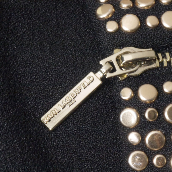 Karl Lagerfeld　スタッズワンピース(黒)