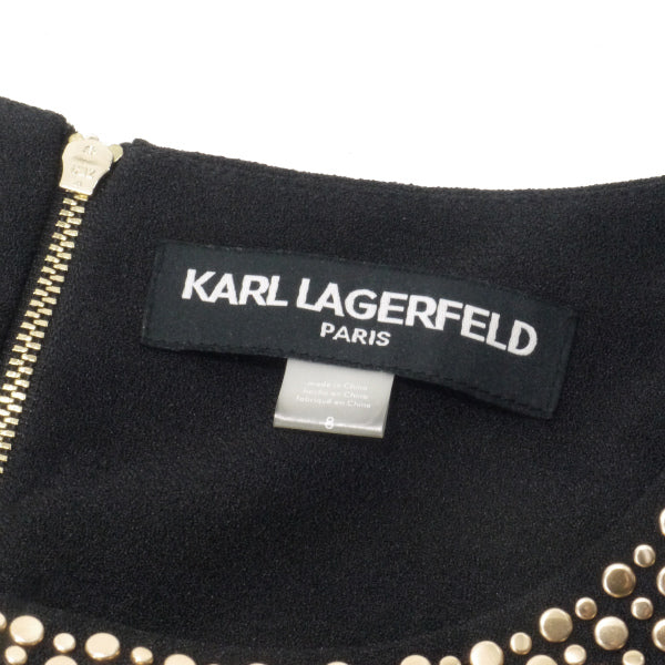 Karl Lagerfeld　スタッズワンピース(黒)