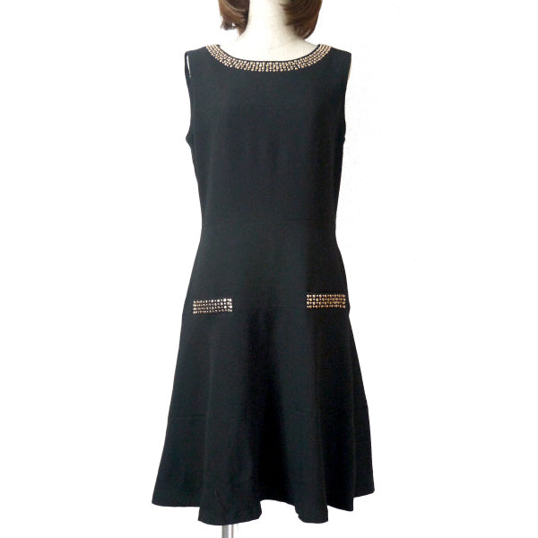 Karl Lagerfeld　スタッズワンピース(黒)