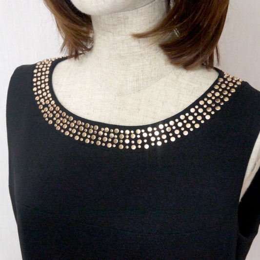 Karl Lagerfeld　スタッズワンピース(黒)