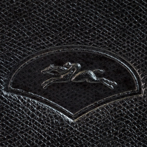 LONG CHAMP 総革２wayブリーフバッグ（黒）