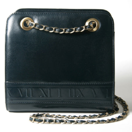 LOUIS FERAUD 総革チェーンショルダー(紺)