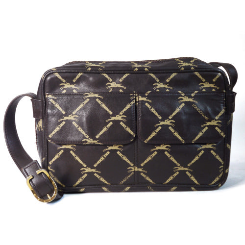 Longchamp　斜め掛けショルダー(茶)