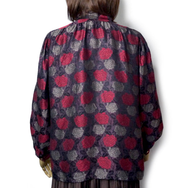 LANVIN　レトロフラワーVintageブラウス