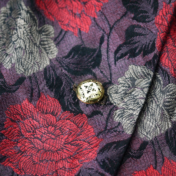 LANVIN　レトロフラワーVintageブラウス