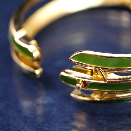 LANVIN　カットアウトブレスレット（グリーン）