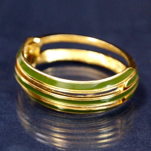 LANVIN　カットアウトブレスレット（グリーン）