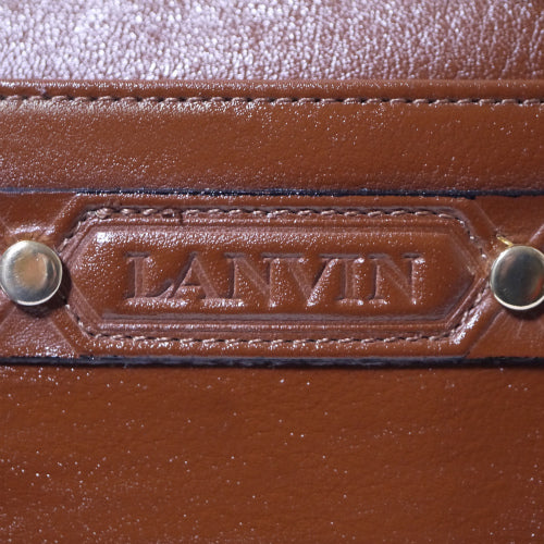 Lanvin 総皮2wayショルダー（茶）