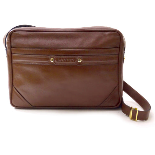 Lanvin 総皮2wayショルダー（茶）