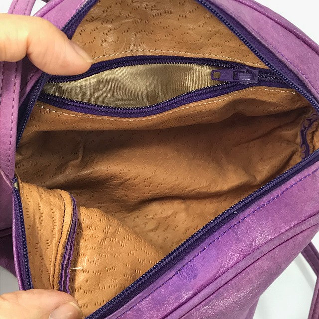 Lanvin 総革ミニポシェットショルダー（パープル）