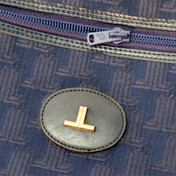 Lanvin ロゴグラム斜めがけショルダー（紺）