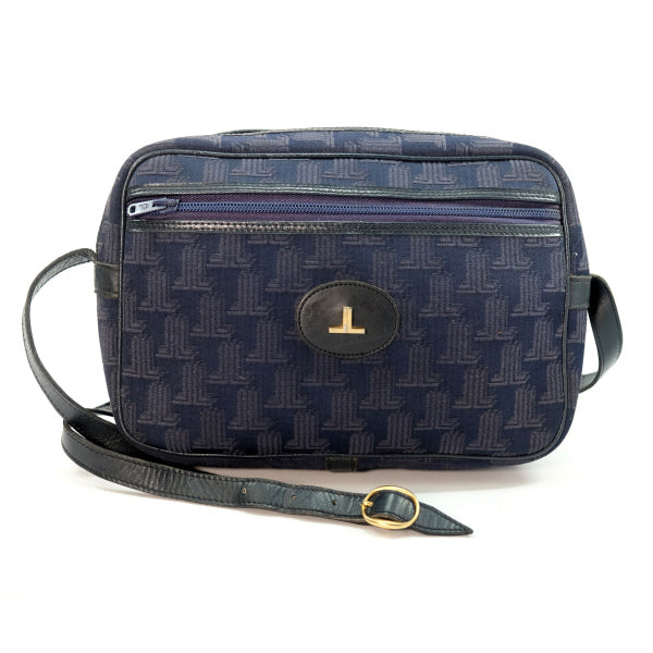 Lanvin ロゴグラム斜めがけショルダー（紺）