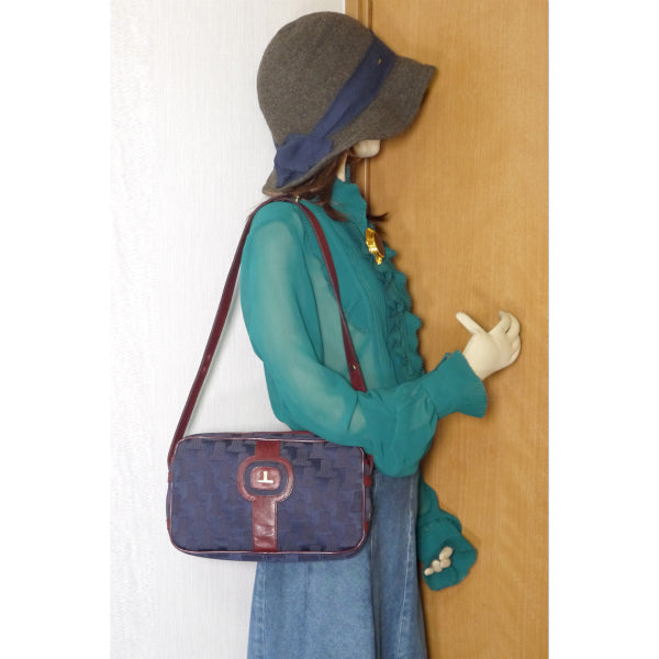 Lanvin ロゴグラム2WAYショルダー（紺）