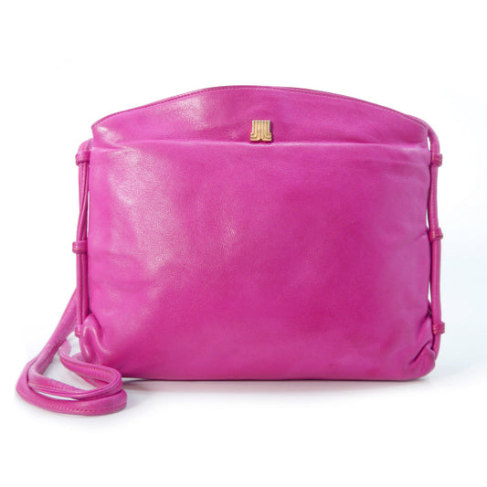 Lanvin ラム革ミニポシェットショルダー（ピンク）