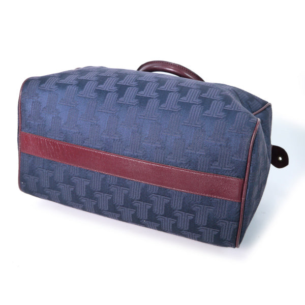 Lanvin ロゴグラムVintage中型ボストン（紺）